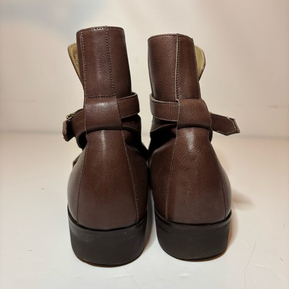 E. Vogel NYC Custom Chelsea Leather Ankle Brown Boots Women’s Size 10 7” Height - Picture 8 of 12